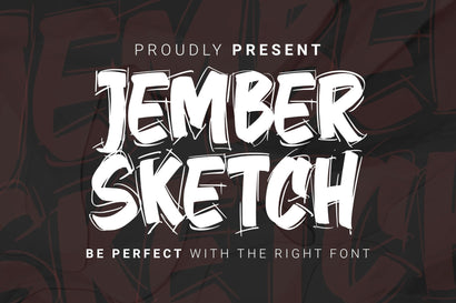 Jember Sketch Font Dumadistyle 