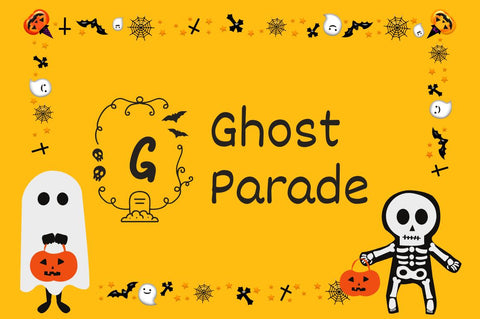 Jenaba Halloween Monogram Font Attype studio 