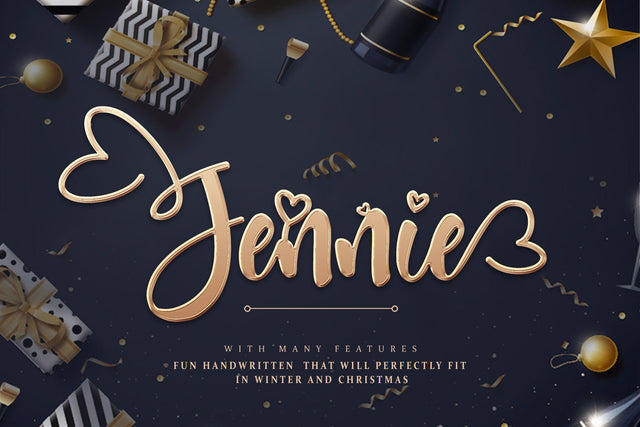 JENNIE Font Letterara 