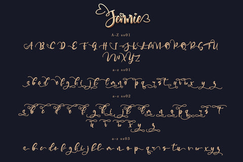JENNIE Font Letterara 