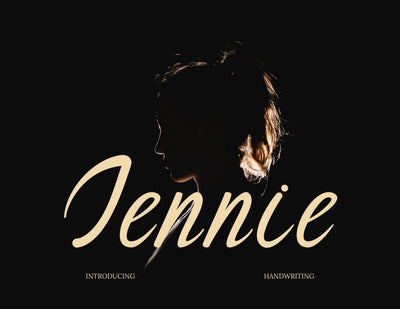 Jennie Modern Handwritten Font Font inferno.studio3 