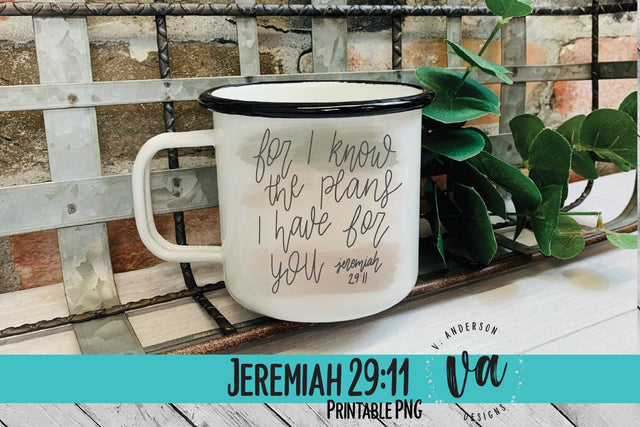 Jeremiah 29 Sublimation PNG Sublimation V. Anderson Designs 