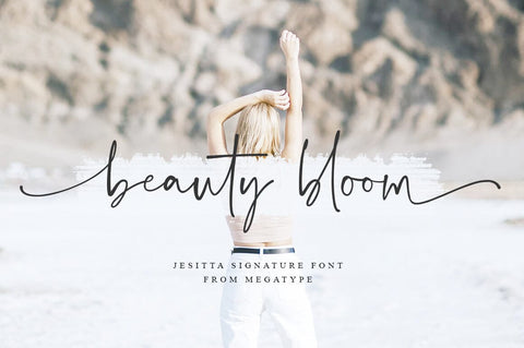 Jesitta Signature Font Megatype 