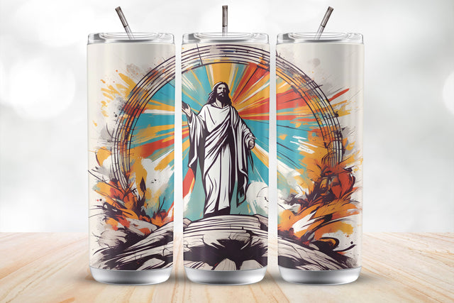 Jesus 20 Oz Tumbler Wrap Sublimation Design Sublimation MockupSvgVenue 