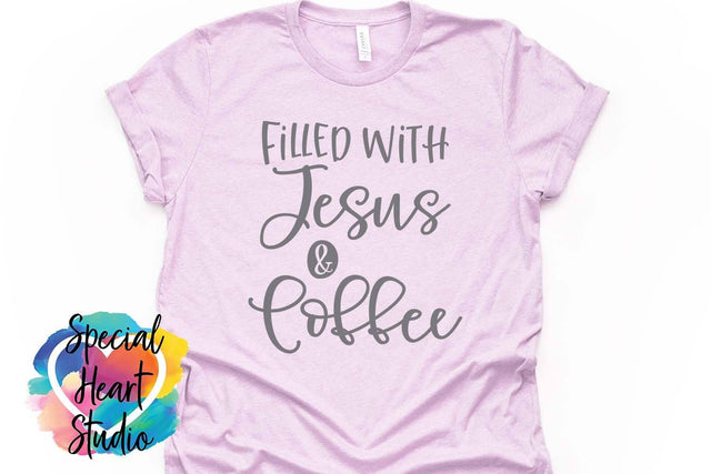 Jesus and Coffee SVG Special Heart Studio 