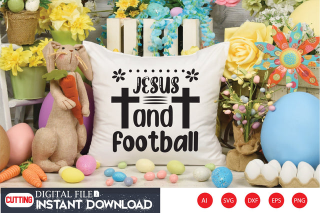 Jesus And Football SVG CraftlabSvg29 