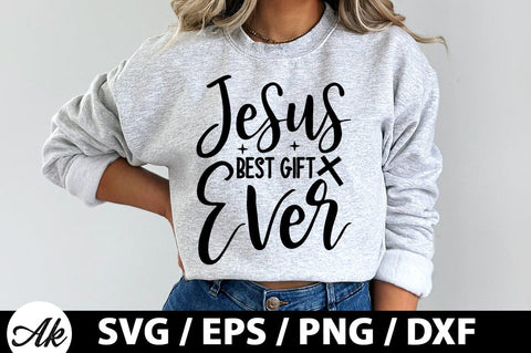 jesus best gift ever SVG SVG akazaddesign 