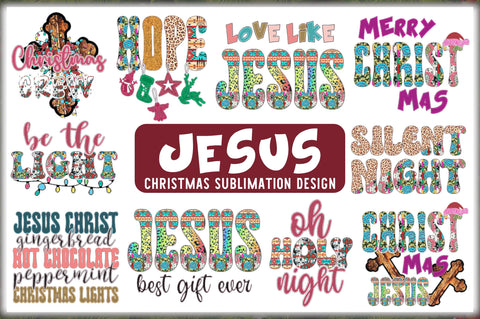 Jesus Christmas Sublimation Bundle Sublimation Jagonath Roy 