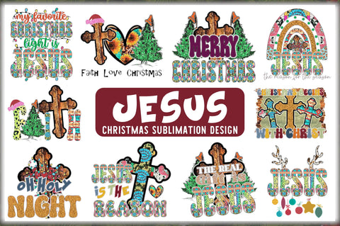 Jesus Christmas Sublimation Bundle Sublimation Jagonath Roy 