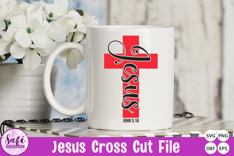 Jesus Cross SVG Cut File SVG Safi Design 