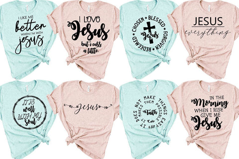Jesus & Faith svg Bundle, Tshirt svgs, jesus svgs, christian SVG Paper Switch 