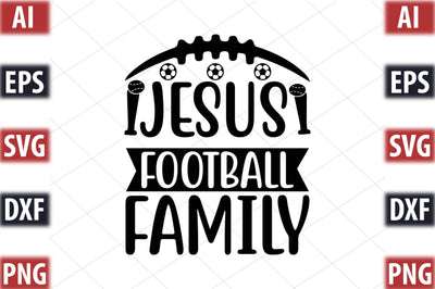 Jesus Football Family SVG SVGista 