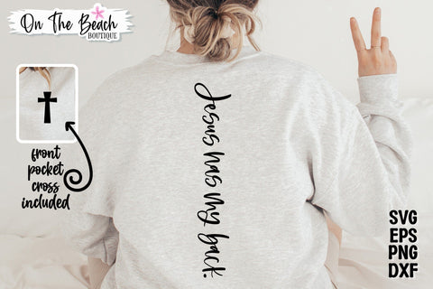 Jesus Has My Back SVG PNG EPS DXF SVG On the Beach Boutique 