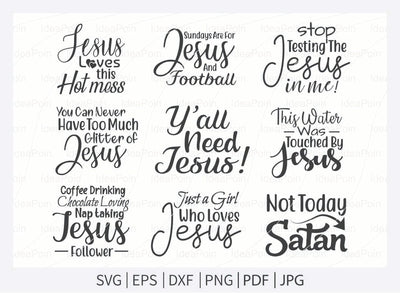 Jesus Humor svg, Christian svg, Christian Bundle svg, Bible Verse Bundle, Jesus svg, and Cut Files for Crafters SVG Dinvect 