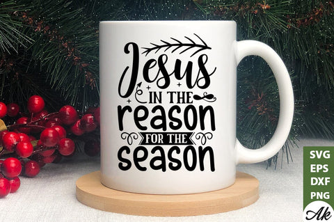 Jesus in the reason for the season SVG SVG akazaddesign 