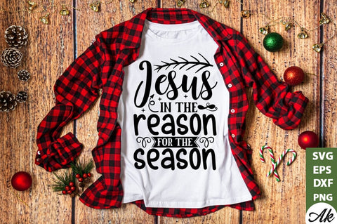 Jesus in the reason for the season SVG SVG akazaddesign 