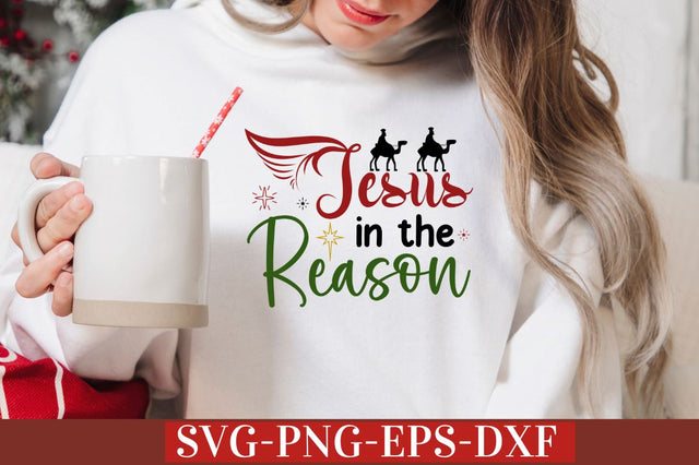 Jesus in the reason SVG SVG DESIGNISTIC 