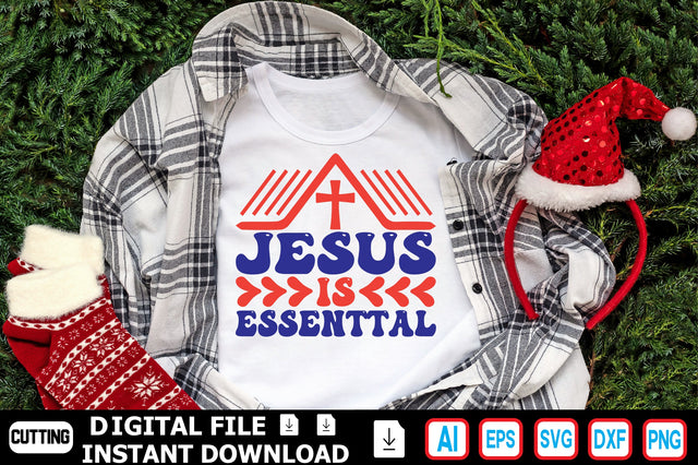 Jesus is Essenttal SVG Craftlabsvg24 