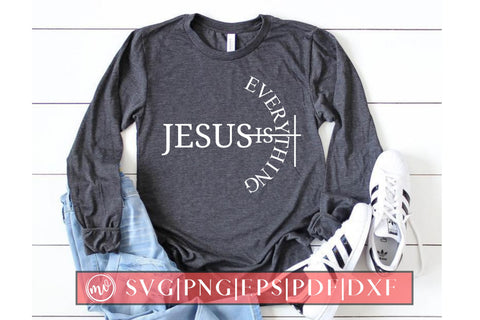 Jesus Is Everything SVG Design Cut File SVG MockupSvgVenue 