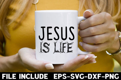 Jesus is Life SVG Rupkotha 