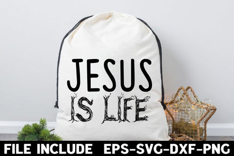 Jesus is Life SVG Rupkotha 