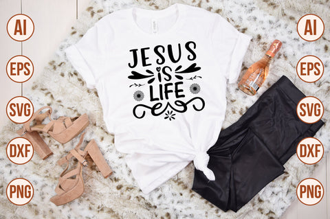 Jesus is Life svg SVG nirmal108roy 