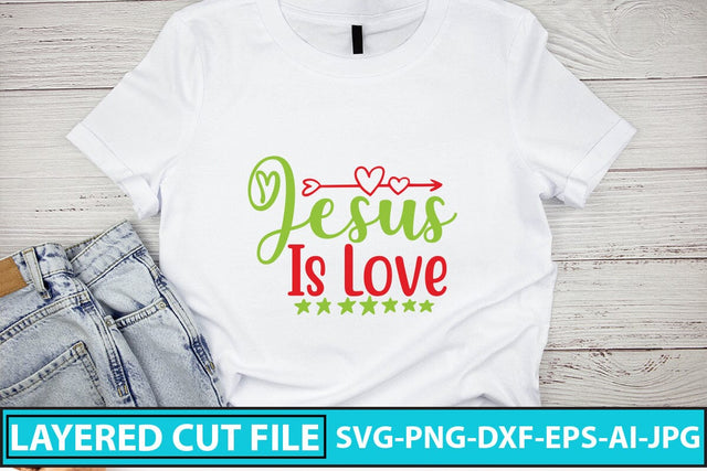 Jesus Is Love SVG Cut File SVG Syaman 
