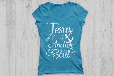 Jesus Is My Anchor| Christian SVG Cutting Files. SVG CosmosFineArt 