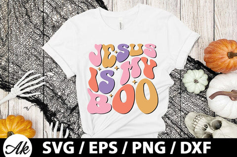 Jesus is my boo Retro SVG SVG akazaddesign 