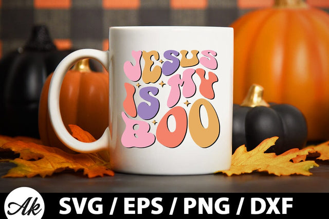 Jesus is my boo Retro SVG SVG akazaddesign 