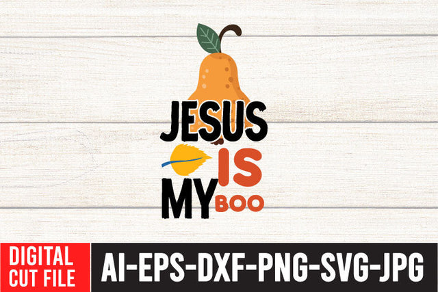 Jesus is My Boo SVG Cut File SVG BlackCatsMedia 