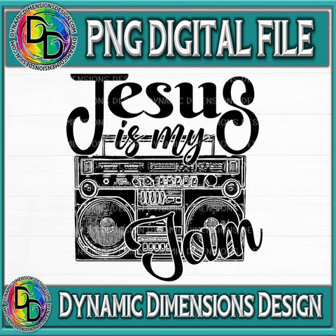 Jesus is My Jam SVG DynamicDimensionsDesign 