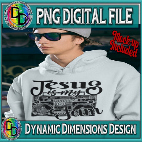 Jesus is My Jam SVG DynamicDimensionsDesign 