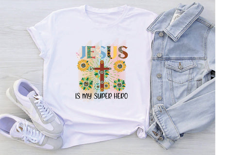 Jesus Is My Super Hero Sublimation Creativeart88 