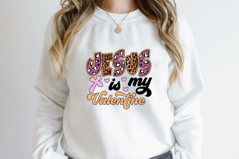 jesus is my valentine Sublimation SVGArt 