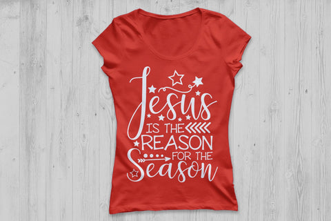 Jesus Is The Reason For The Season| Christmas SVG Cutting Files. SVG CosmosFineArt 