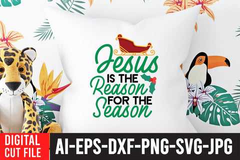Jesus is The Reason For the Season SVG Design SVG BlackCatsMedia 