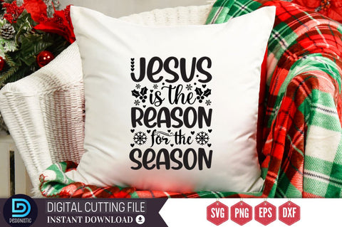 Jesus is the reason for the season SVG, Jesus is the reason for the season SVG DESIGNISTIC 