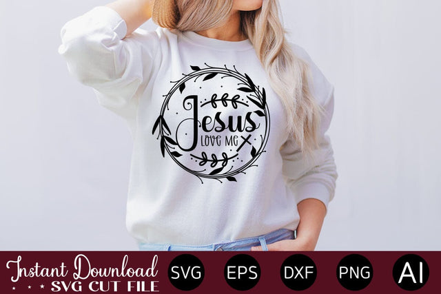 Jesus Love Me SVG SVG designmaster24 