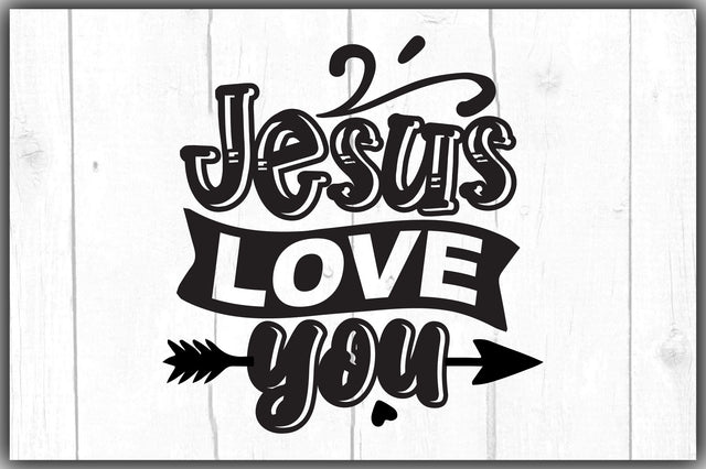 Jesus Love You SVG Ariyan 