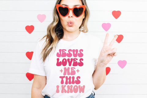 Jesus Loves Me This I Know SVG | Scripture SVG | Love SVG | Valentines SVG | PNG | DXF SVG Toteally SVG 