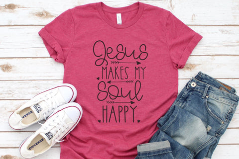 Jesus Makes My Soul Happy SVG Morgan Day Designs 