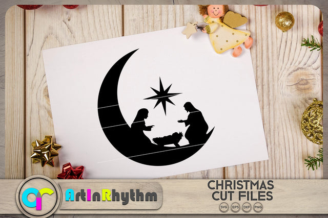 Jesus nativity scene SVG SVG Artinrhythm shop 