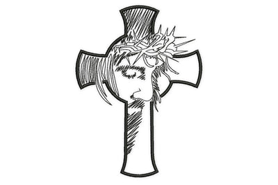 Jesus on the Cross Embroidery Design, Easter Embroidery Design, Religious Christ design Embroidery/Applique DESIGNS NextEmbroidery 