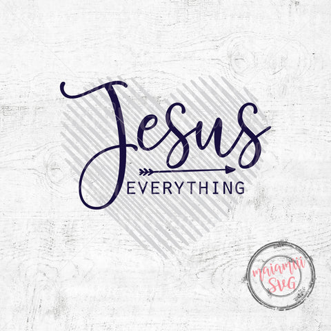 Jesus Over Everything svg, Christian svg, Bible Verse, Jesus svg, Faith svg file, Inspirational Quote SVG MaiamiiiSVG 