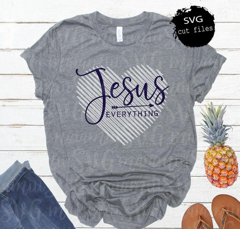 Jesus Over Everything svg, Christian svg, Bible Verse, Jesus svg, Faith svg file, Inspirational Quote SVG MaiamiiiSVG 