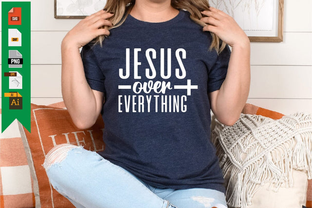 Jesus over Everything SVG Craftlabsvg24 