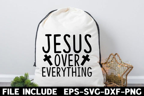 Jesus over Everything SVG Rupkotha 