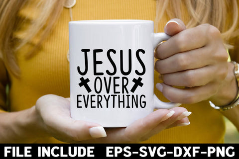 Jesus over Everything SVG Rupkotha 