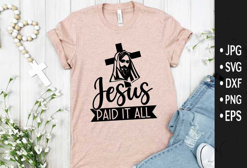 Jesus paid for it all SVG md faruk hossain 